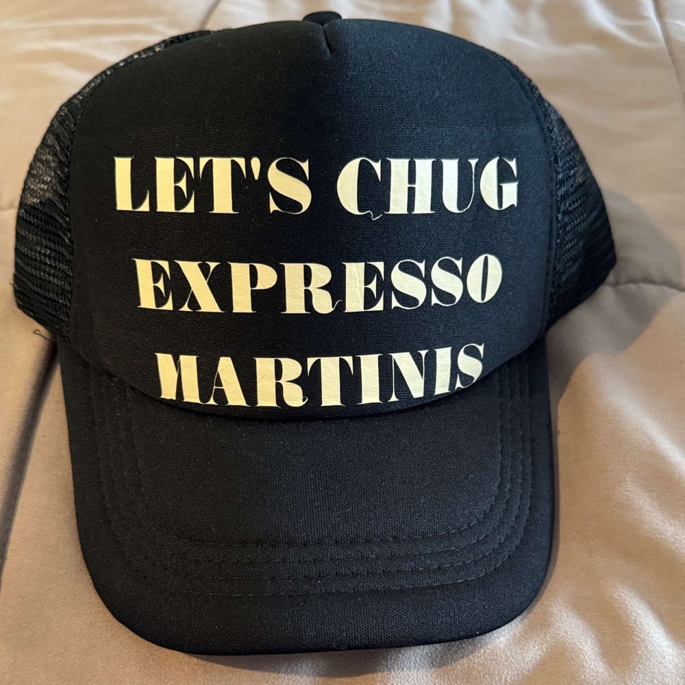 Black Trucker Hat